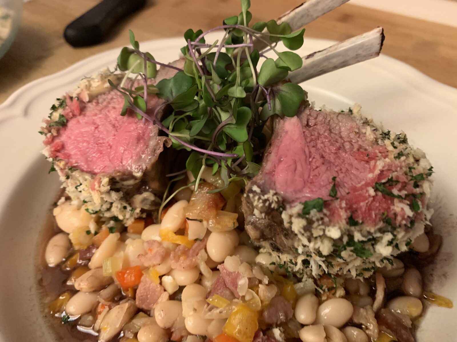 Herb Crusted Rack of Lamb - Blue Bayou - Disneyland