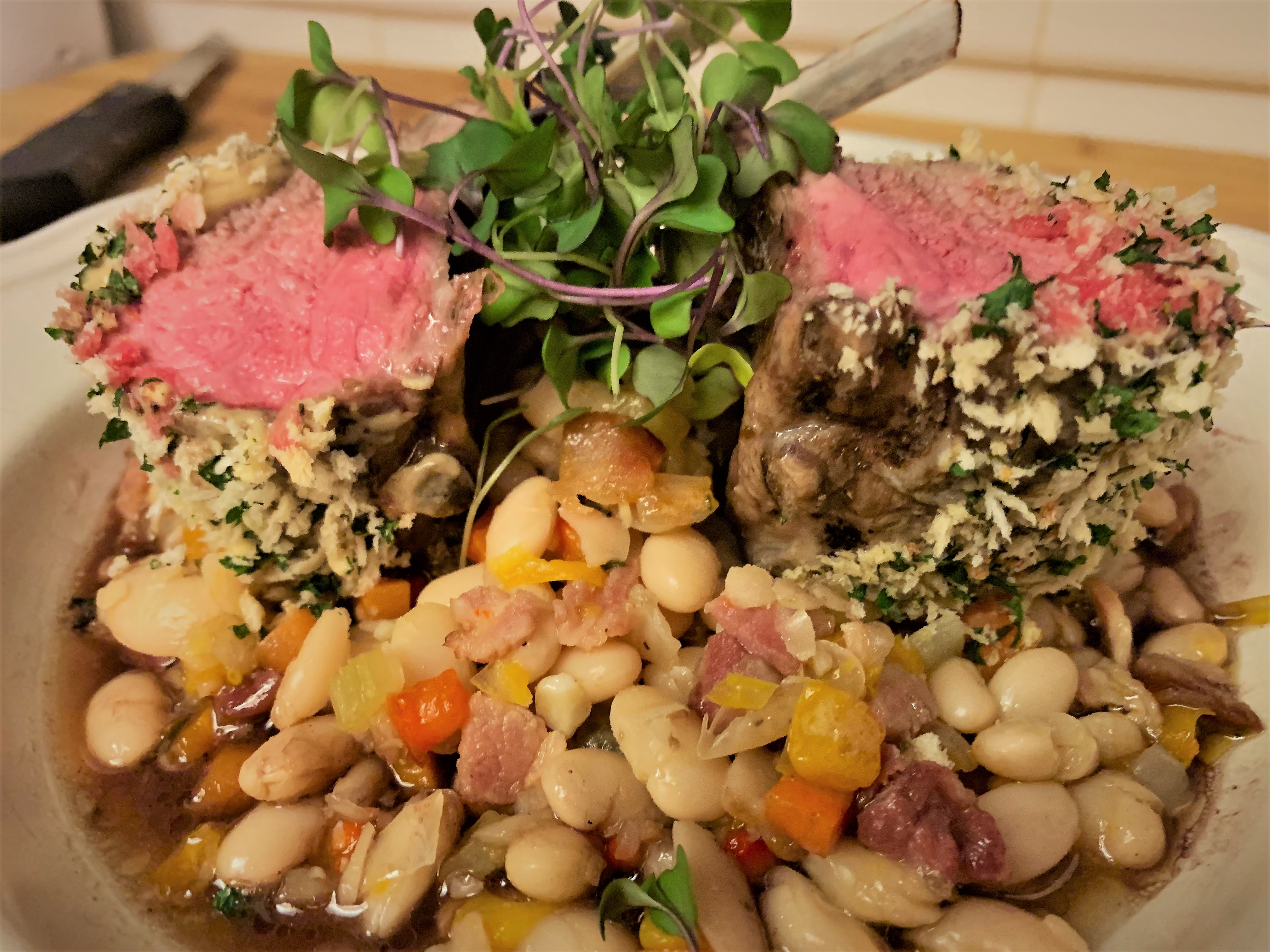 Herb Crusted Rack of Lamb - Blue Bayou Restaurant - Disneyland