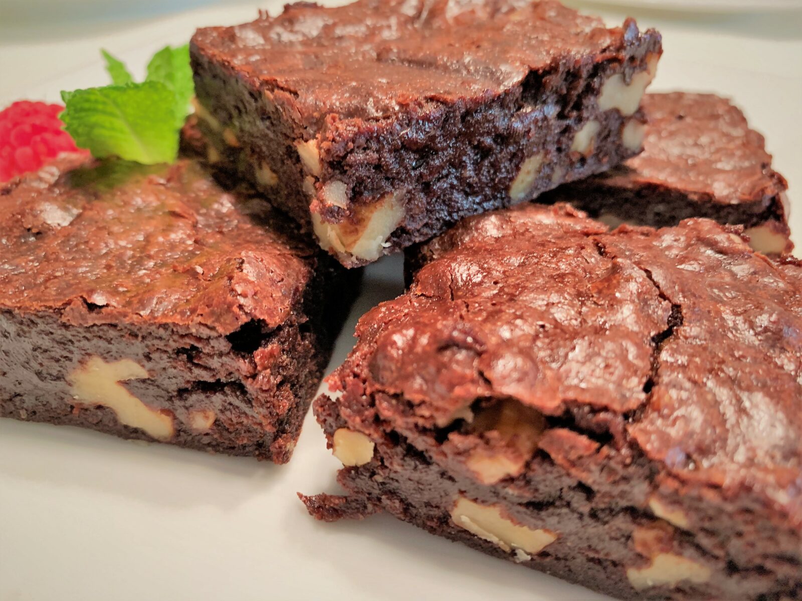 Our Completed Cocoa Brownies with Browned Butter