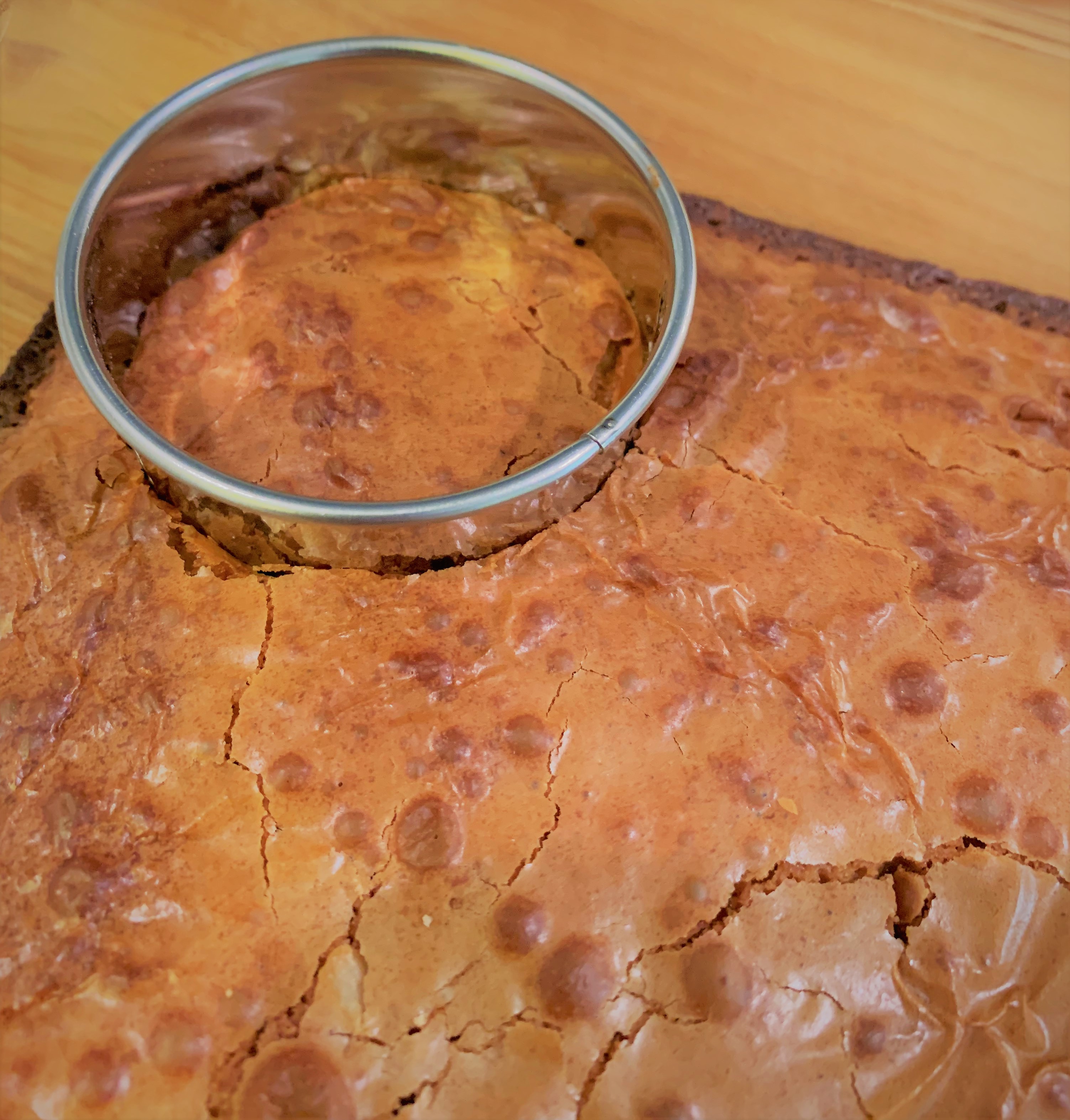 Cutting The Peanut Butter Blondies