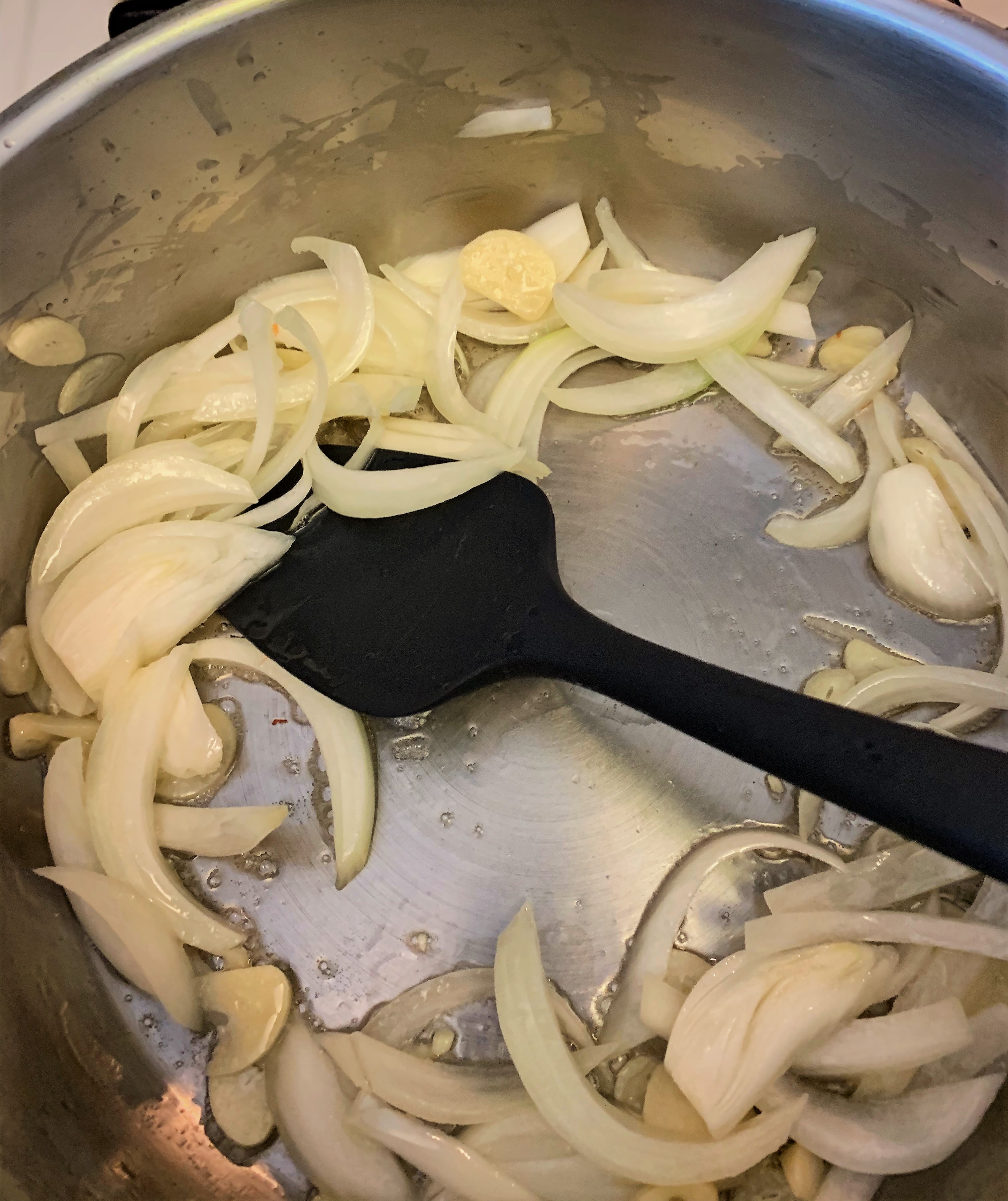 Onions Being Sweated for our Ratatouille from Ratatouille - Food From Disney Movies