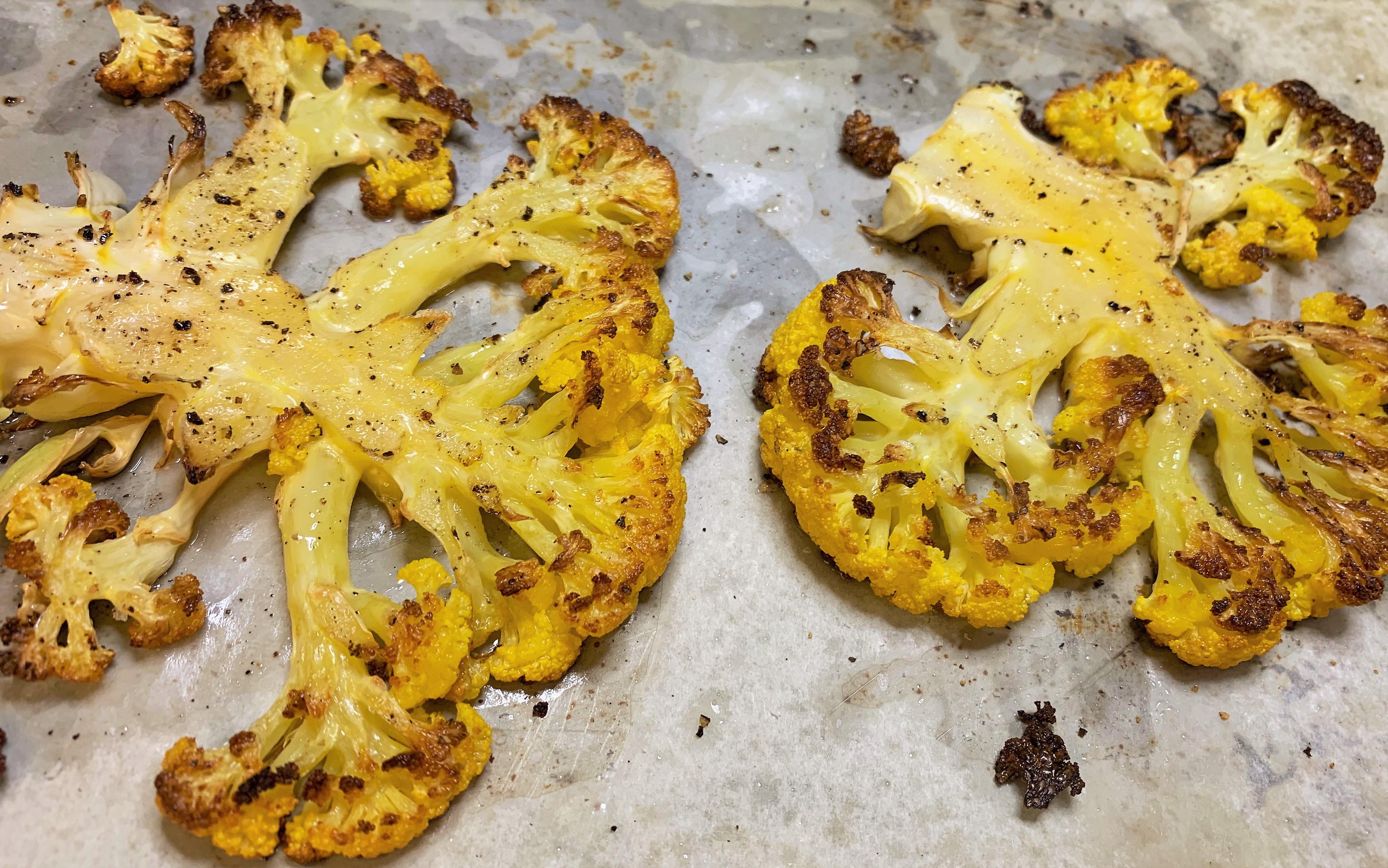 The Roasted Cauliflower for our Enchanted Cauli-Flower Sandwich