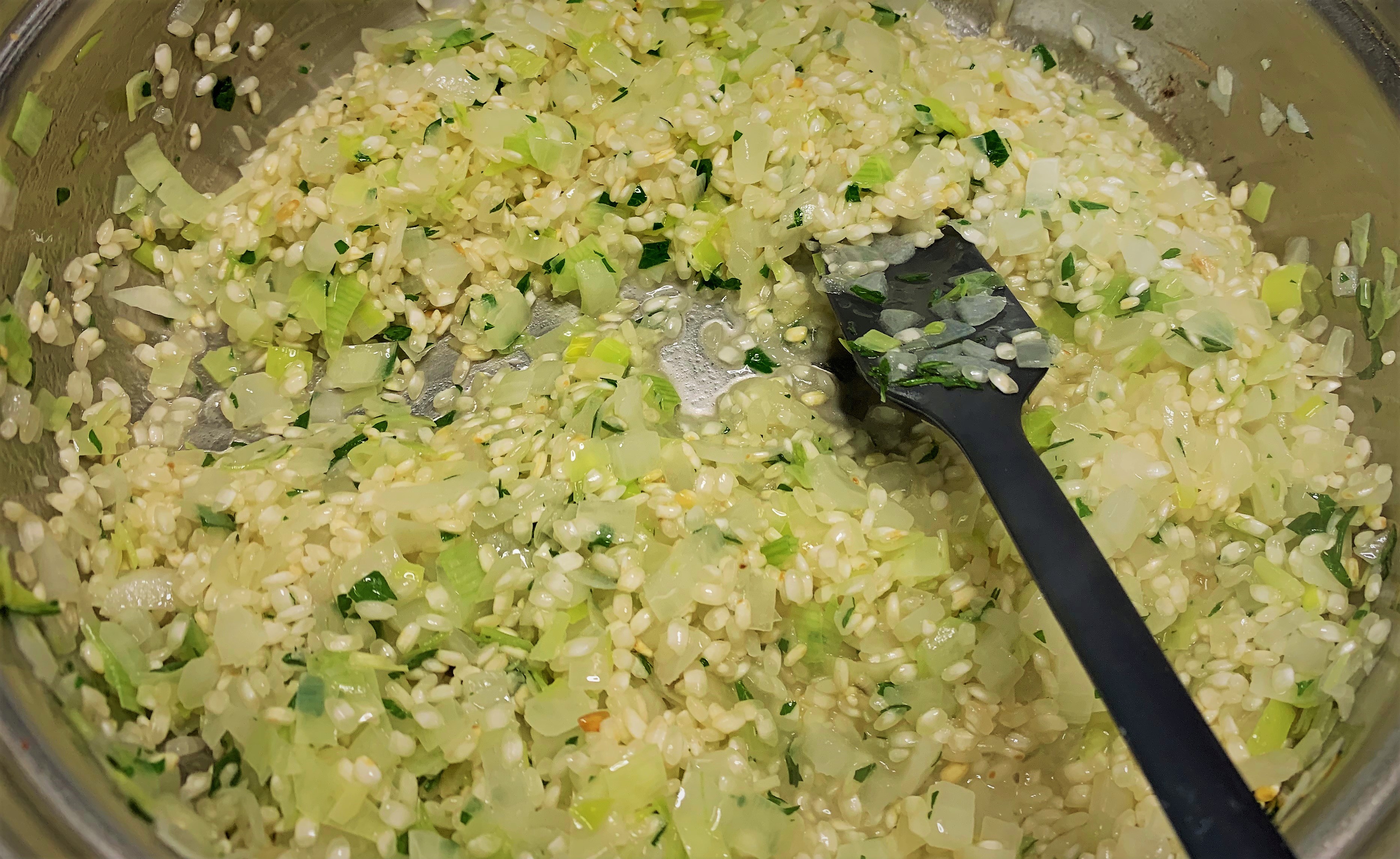 Adding the Rice and Parsley - Palo - Disney Cruise Line