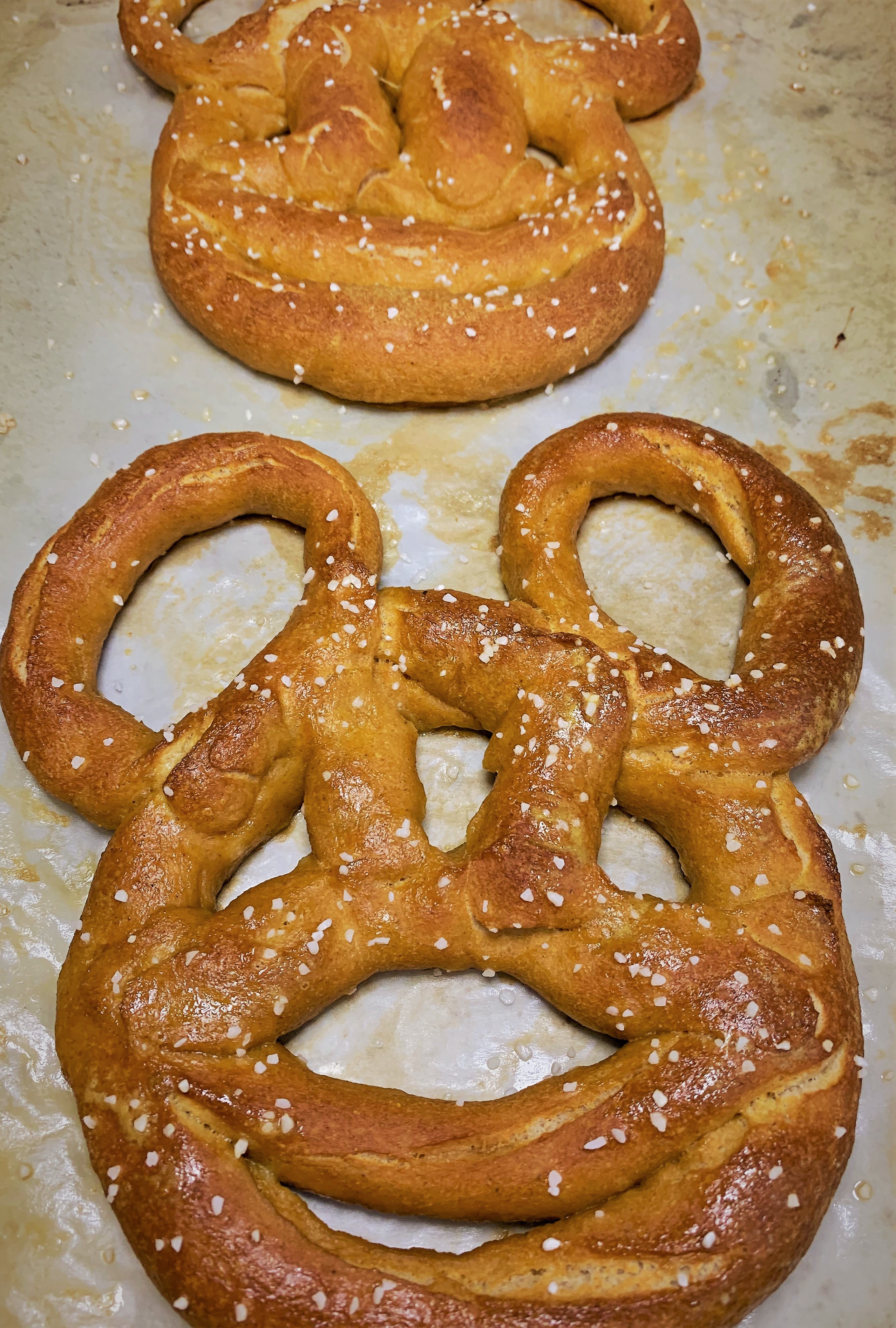 Our fully baked Mickey Pretzels