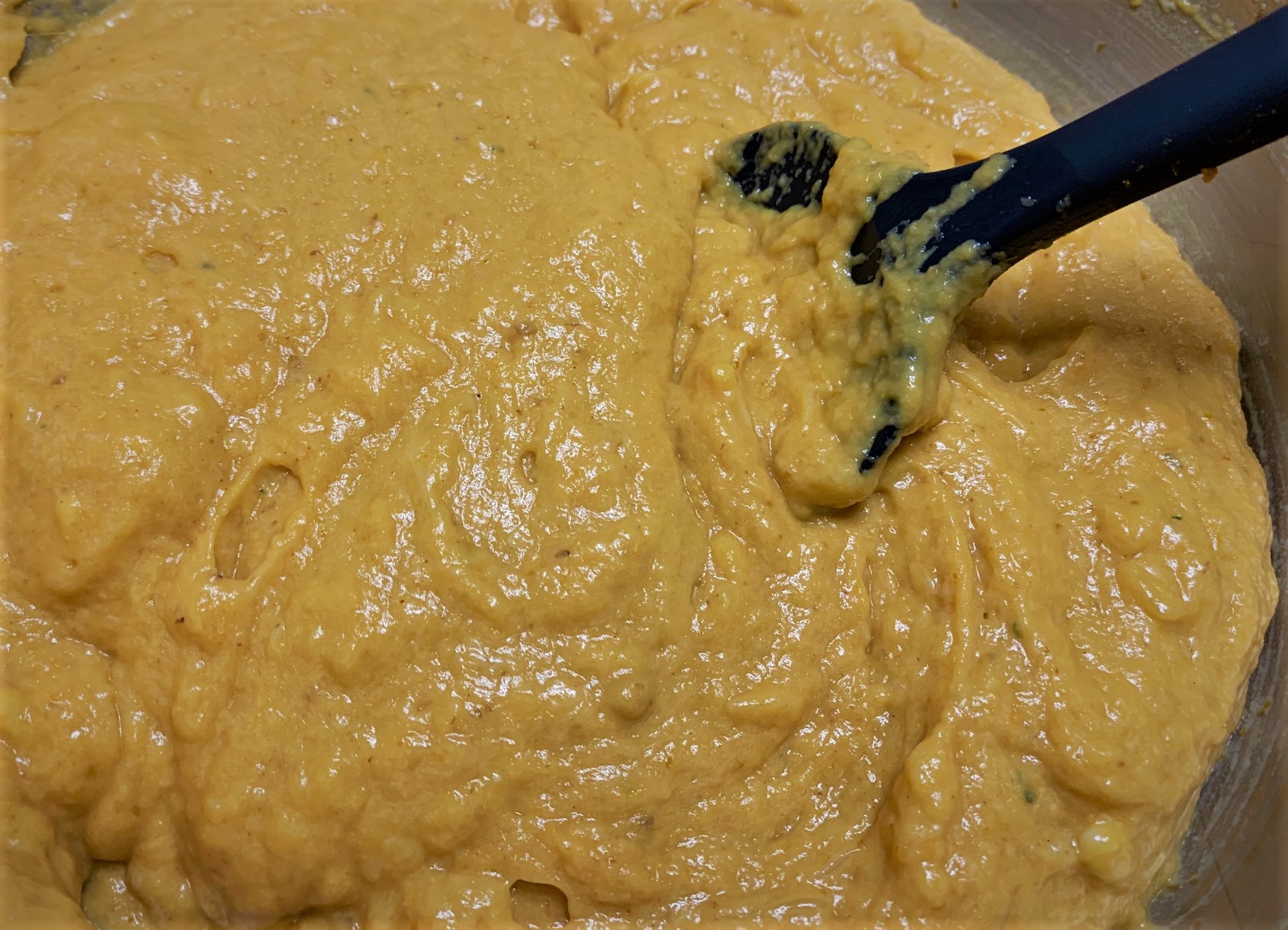 The Pumpkin Cheese Sauce for our Pumpkin Mac & Cheese