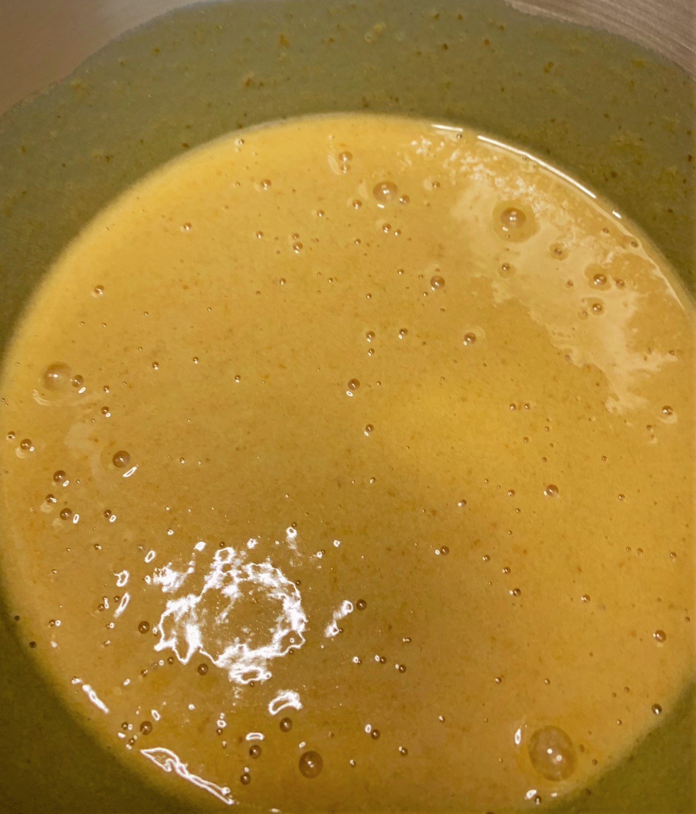 Pumpkin and Oil combined into the batter