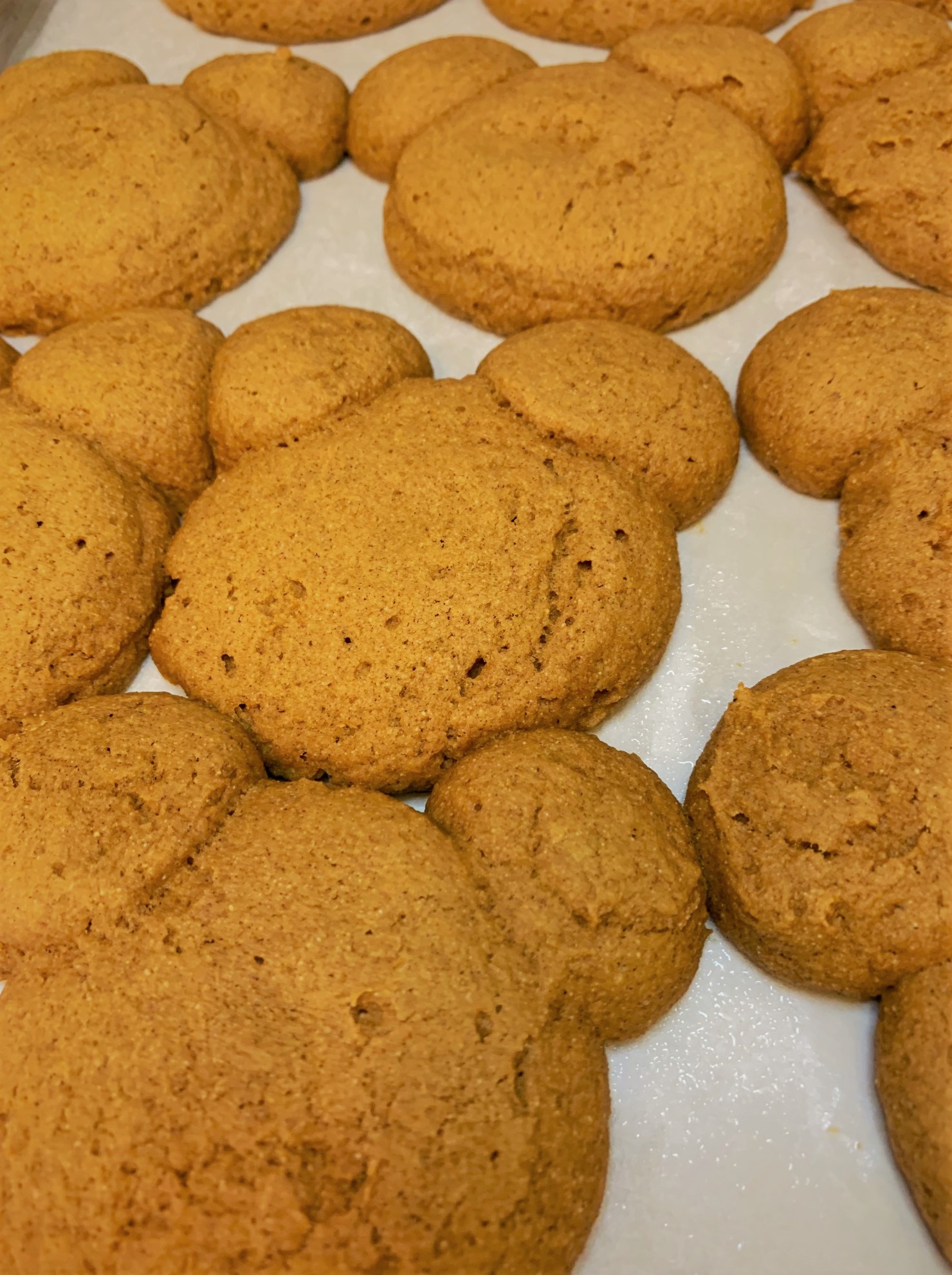 Our baked Pumpkin Mickey Whoopie Pies