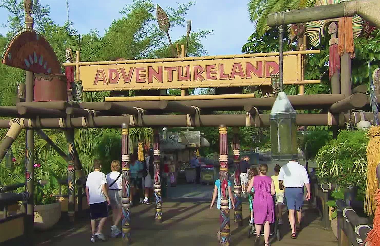 Adventureland Sign - Magic Kingdom - Walt Disney World