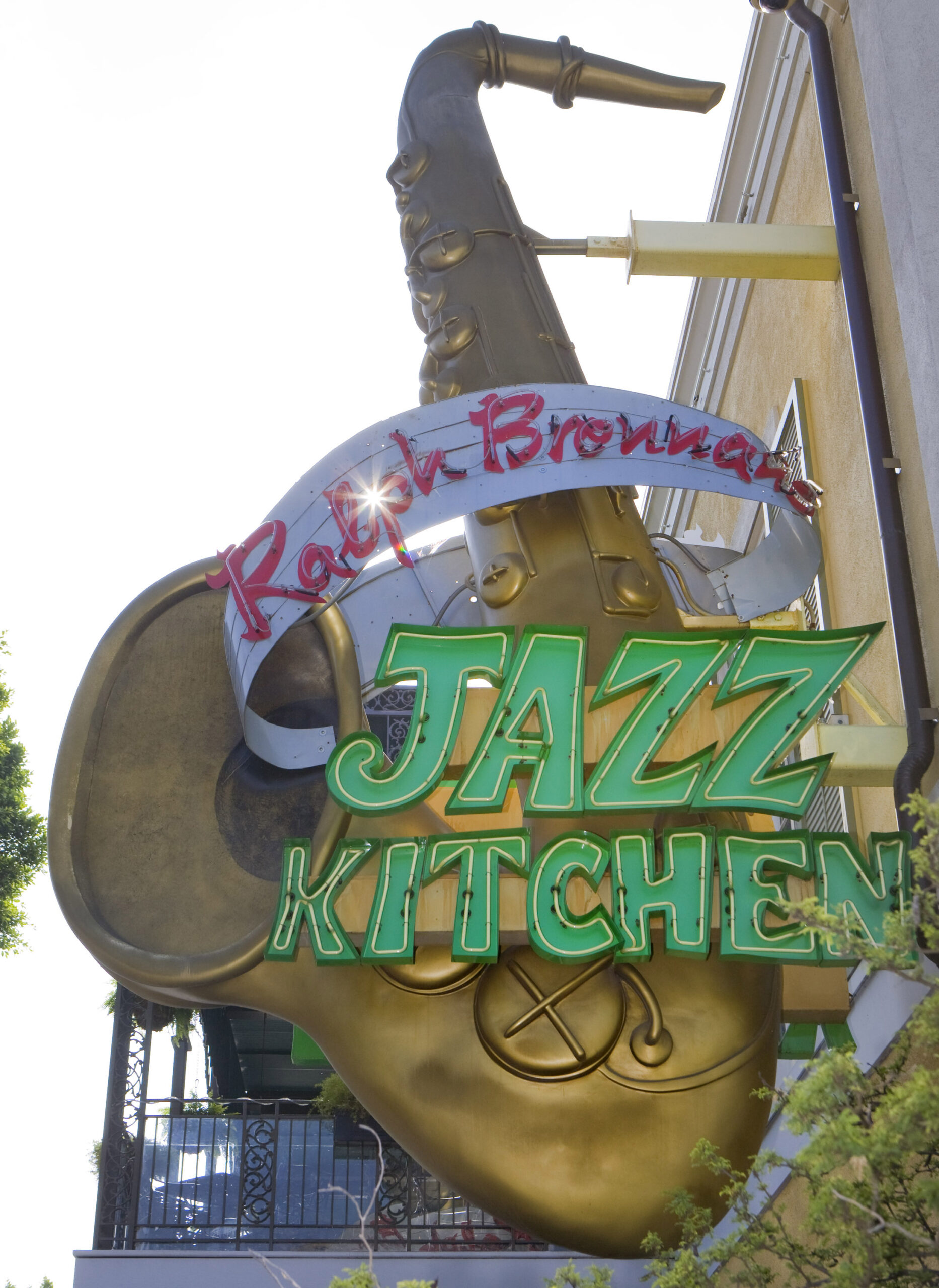 Ralph Brennan's Jazz Kitchen Sign - Downtown Disneyland - Shrimp & Grits from Ralph Brennan's Jazz Kitchen