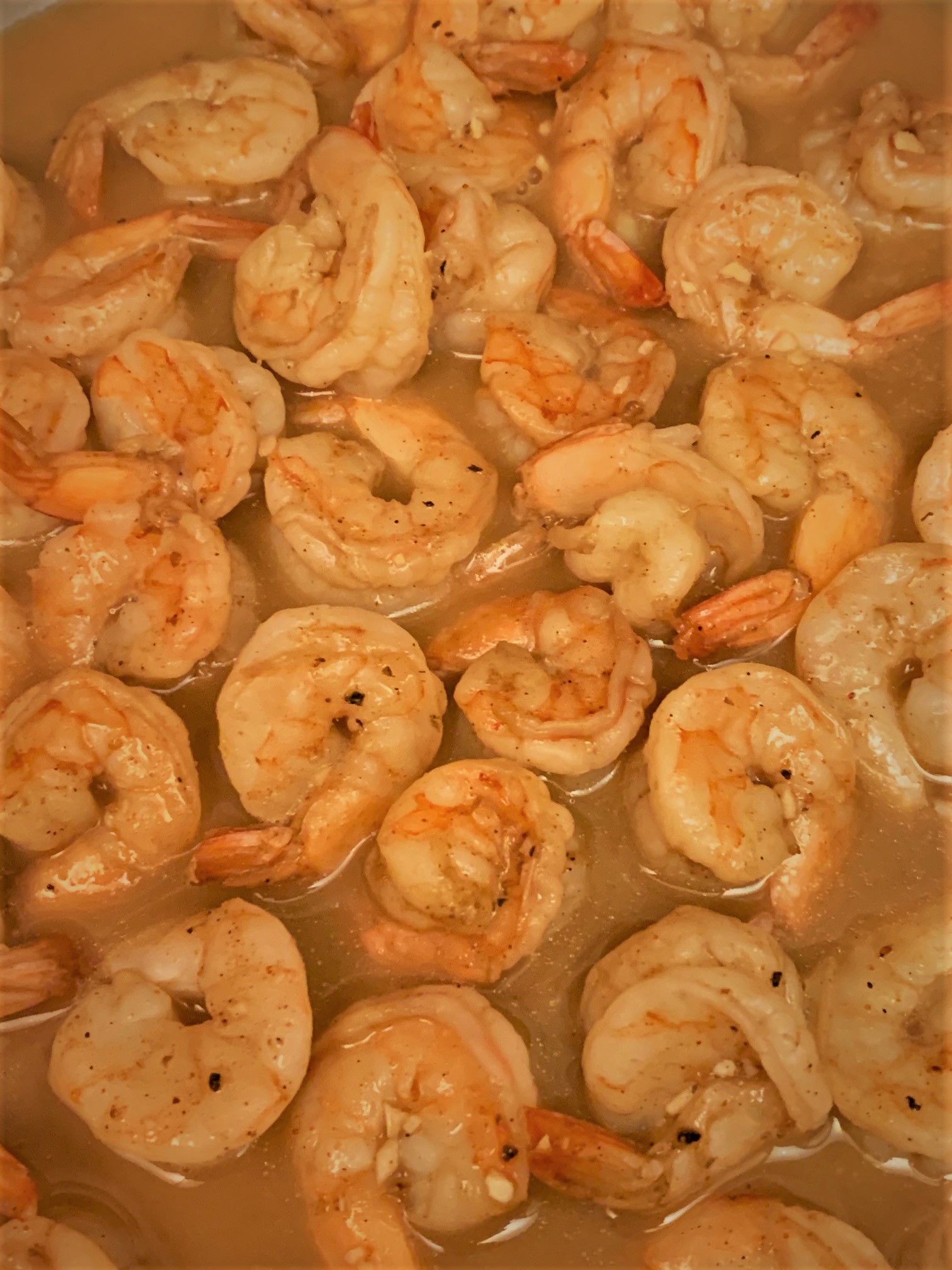 Our fully cooked Shrimp and Sauce