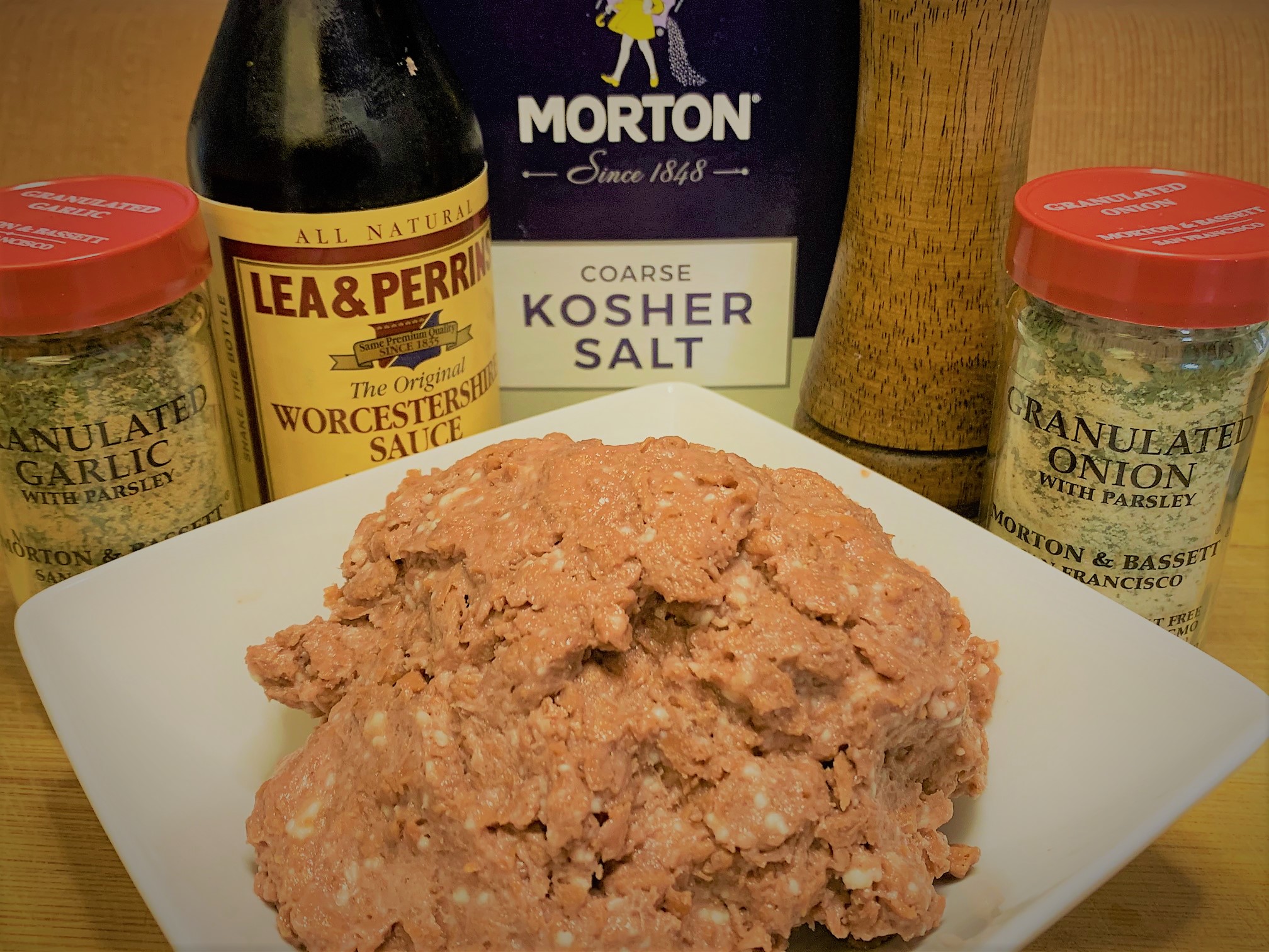 The ingredients for our Petite Plant-Based Burgers with Gucamole