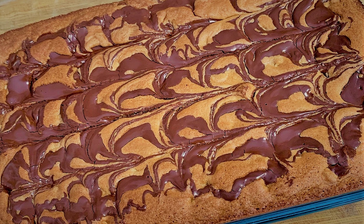 Our fully baked Peanut Butter Cup Cake Bars