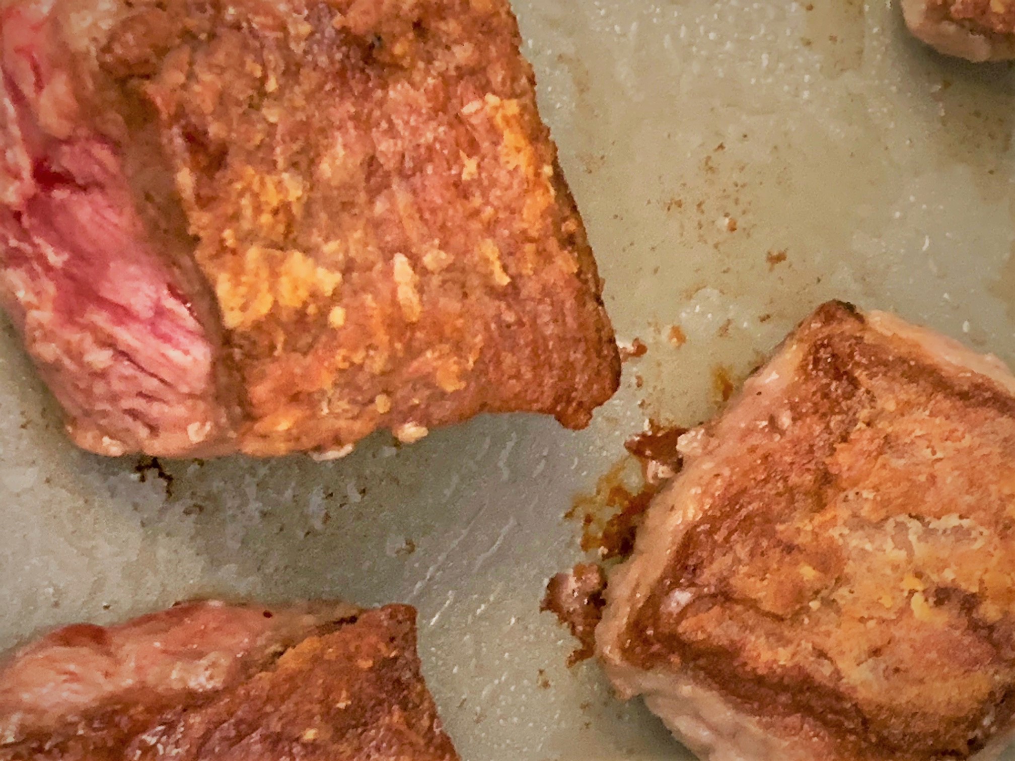 Searing our Short Ribs - Braised Short Rib Sliders