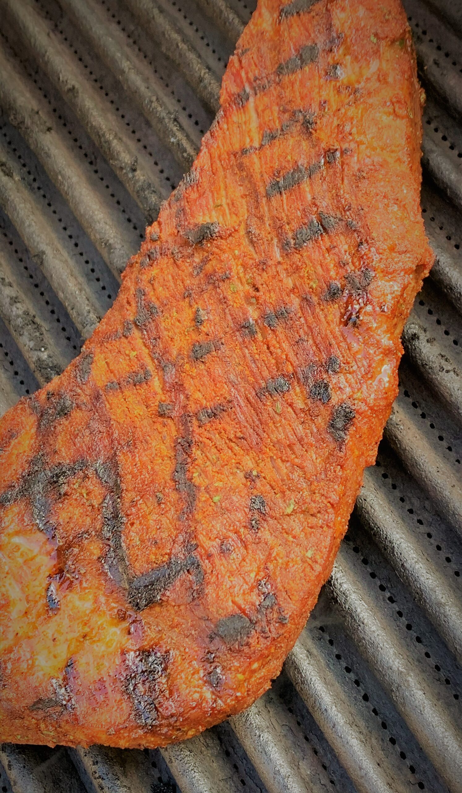 Our seared Santa Maria Style Tri-Tip moved to indirect heat to complete cooking