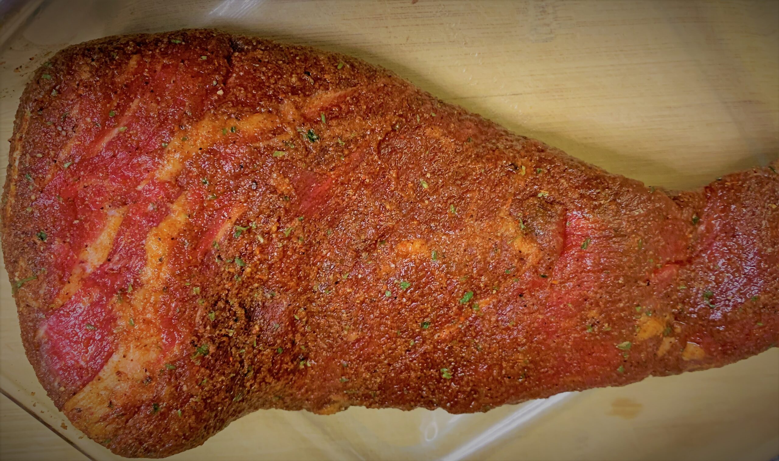 Our fully marinated Tri- Tip - Santa Maria Style Tri-Tip with Chimichurri