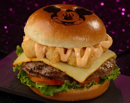 Mickey Monster Mash Burger from Cosmic Ray's Starlight Cafe