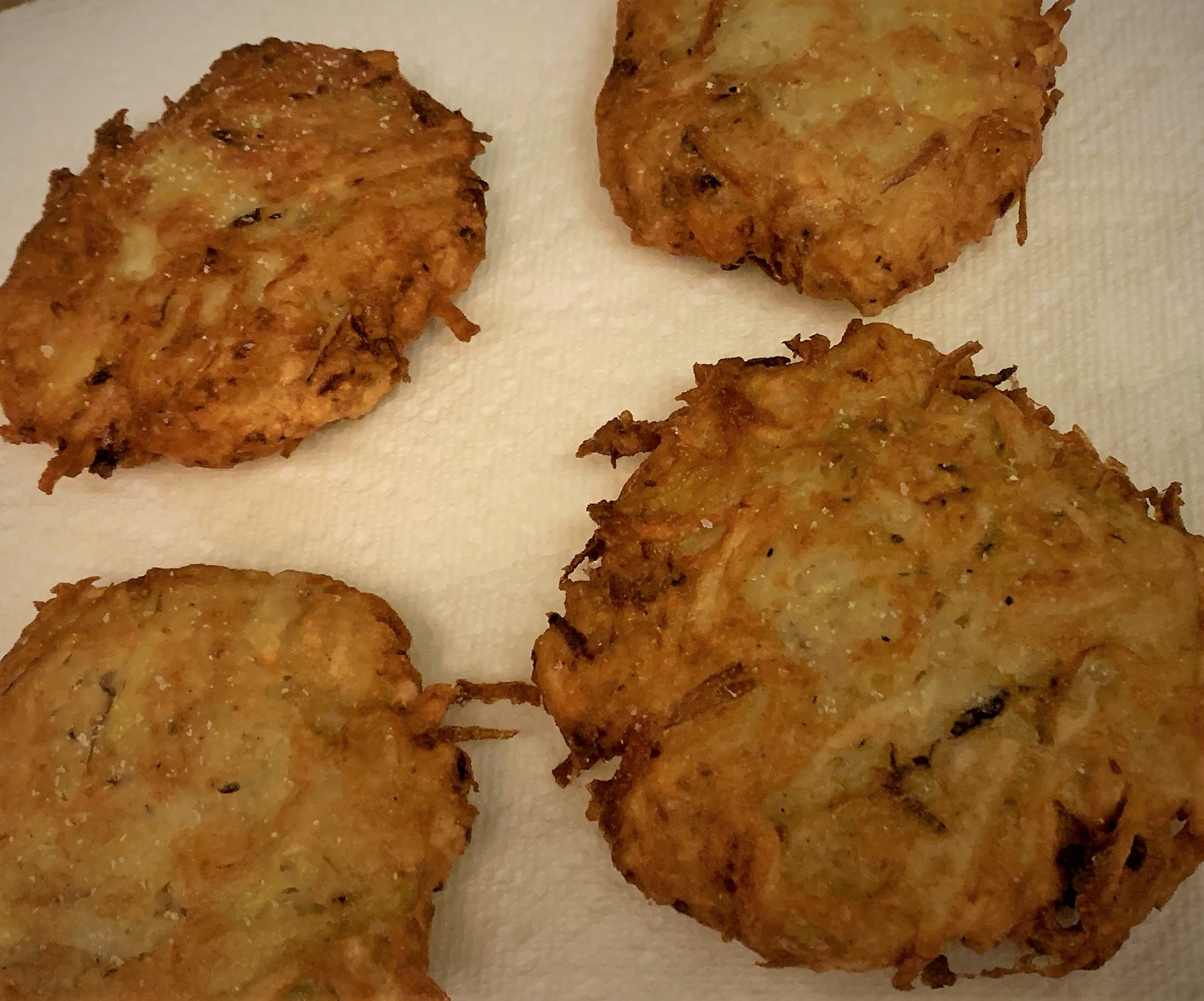 Our fried Potato Latkes