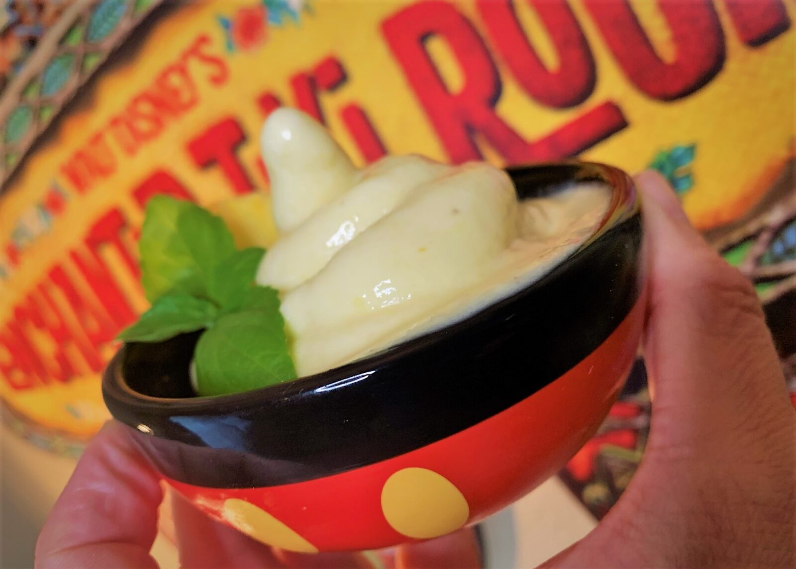 Our completed Disney Dishes Dole Whip Recipe